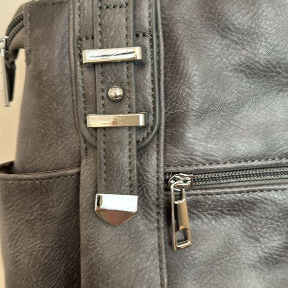 CCW Women’s Double Strap/Crossbody Strap Bag Gray - Picture 4 of 12